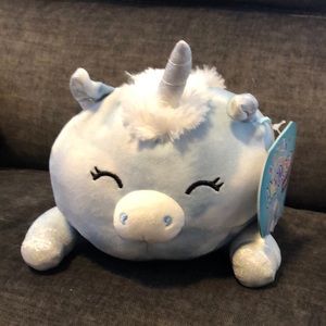 Squishmallow(LYING DOWN)-Blue Unicorn-Delva-8 inch-TARGET ONLY